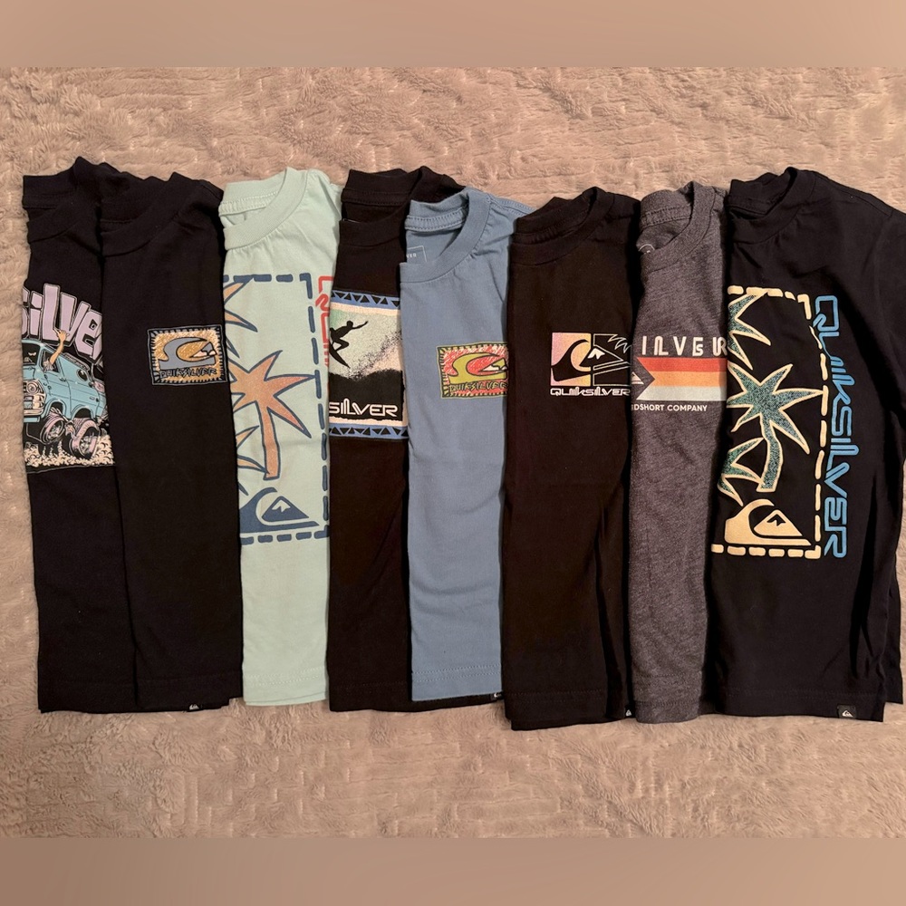 Quicksilver 5T/6T Little Boys Bundle- Shirts